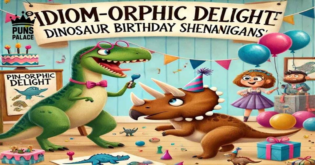 Idiom-orphic Delight: Dinosaur Birthday Shenanigans