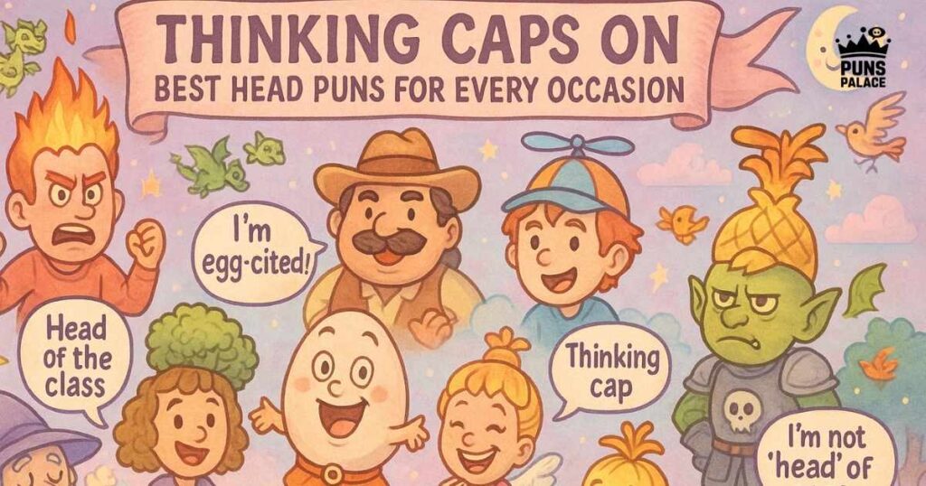 Thinking Caps On: Best Head Puns for Every Occasion