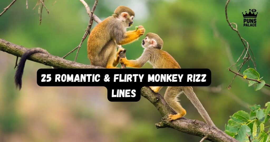 25 Romantic & Flirty Monkey Rizz Lines
