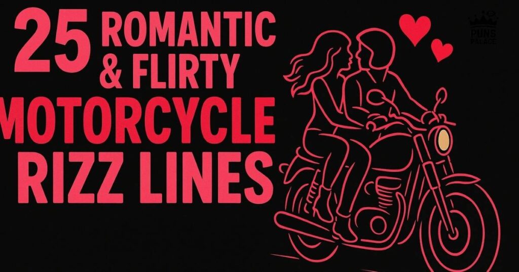 25 Romantic & Flirty Motorcycle Rizz Lines