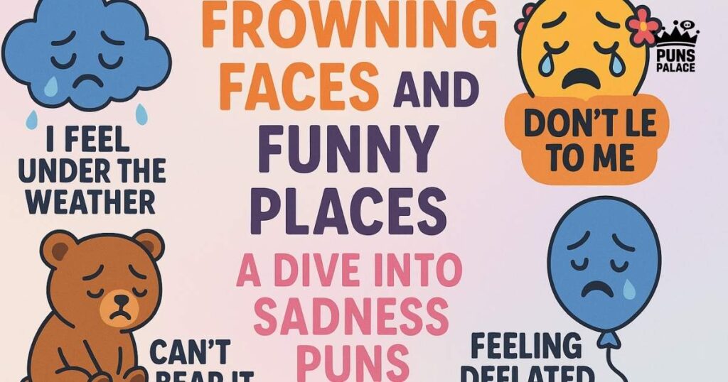 Frowning Faces and Funny Places: A Dive into Sadness Puns