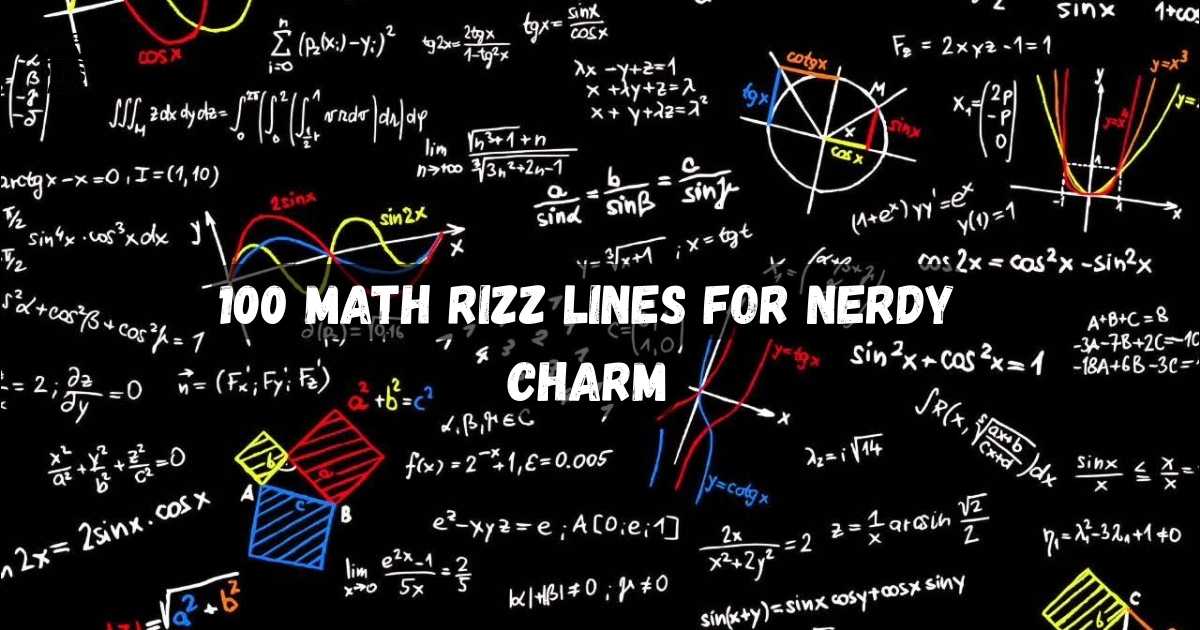 Math Rizz Lines
