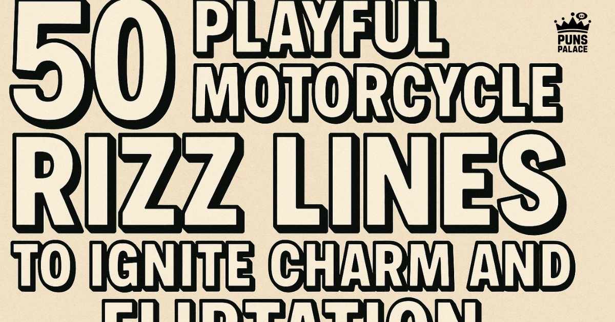 Motorcycle Rizz Lines