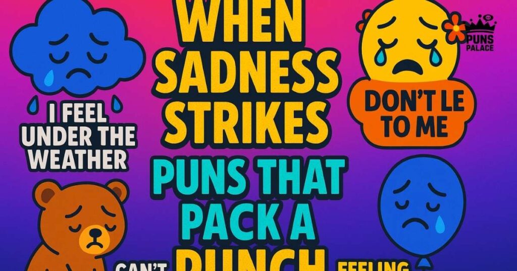 When Sadness Strikes: Puns That Pack a Punch