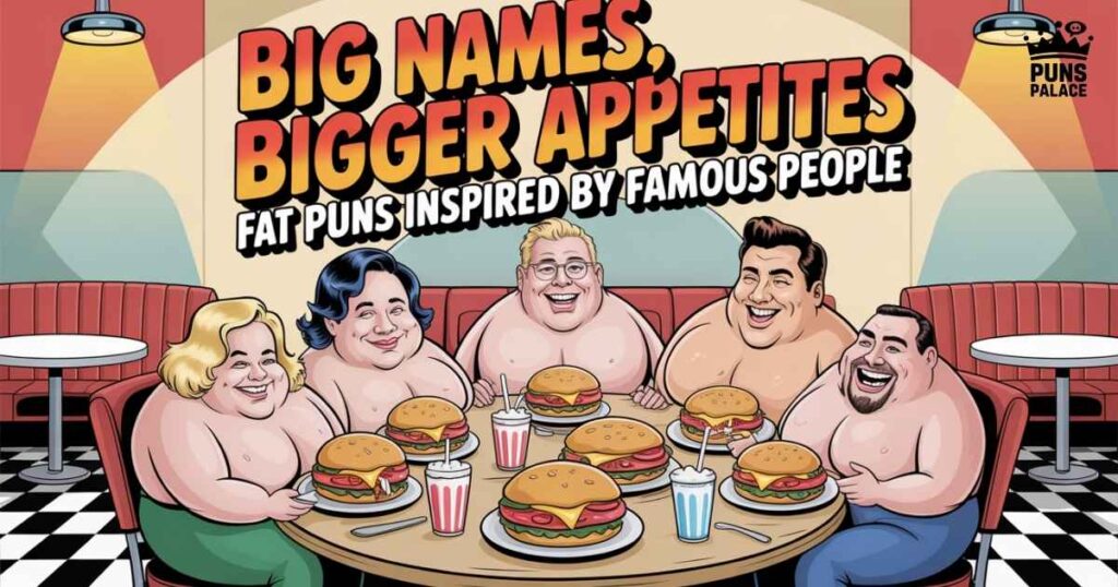 Big Names, Bigger Appetites: Fat Puns Inspired by Famous People