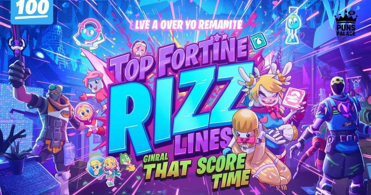 Fortnite Rizz Lines