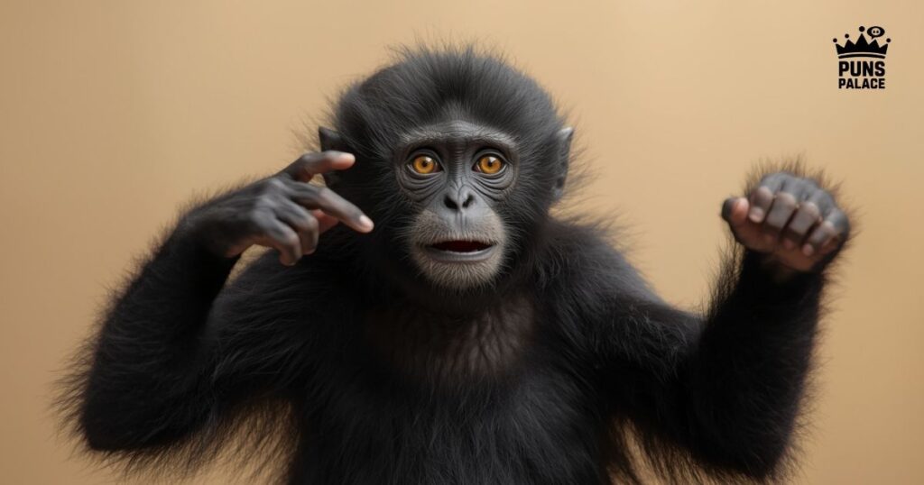 Rizz Monkey GIF with Sound: Black Monkey Rizz GIF