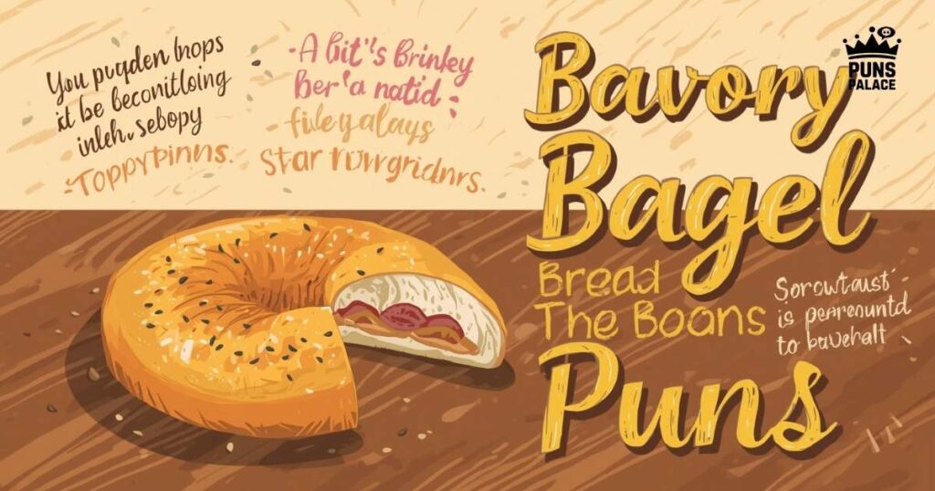 Savory Bagel Bread Puns